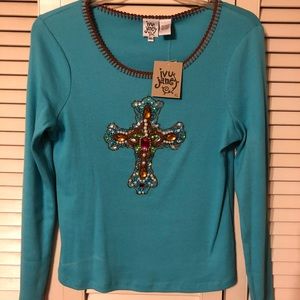 Women’s Ivy Jane XL bejeweled sweater. Never worn.